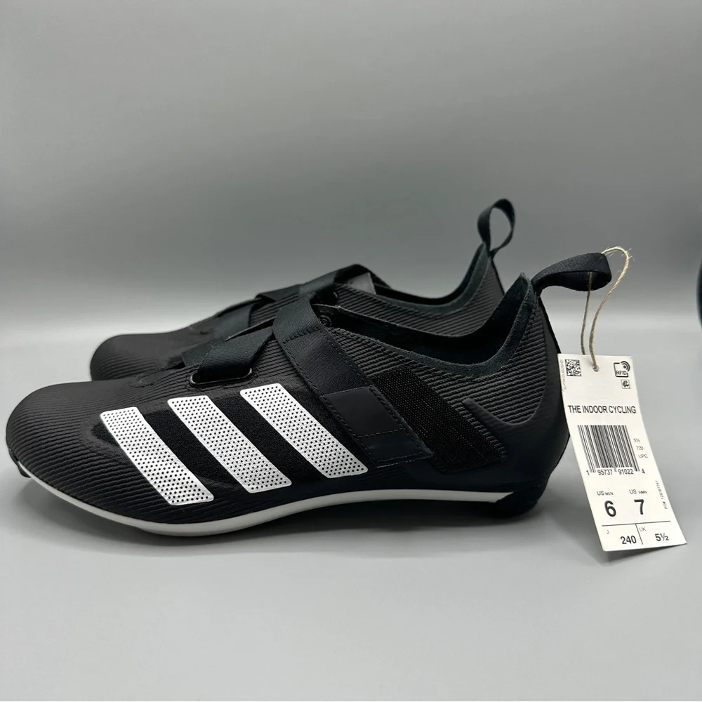 Adidas The Indoor Cycling Shoes Men’s Size 6/ Women’s Size 7 Black White